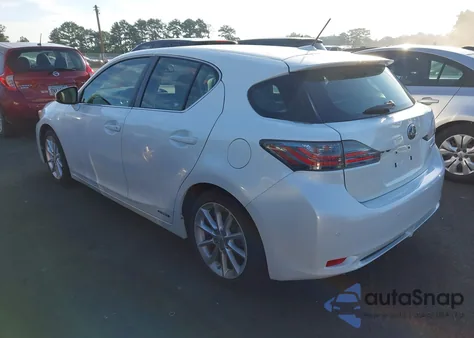 2013 Lexus Ct 200H 200 из США, поврежденный, VIN JTHKD5BH3D2130375